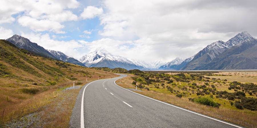 Road to Mount Cook