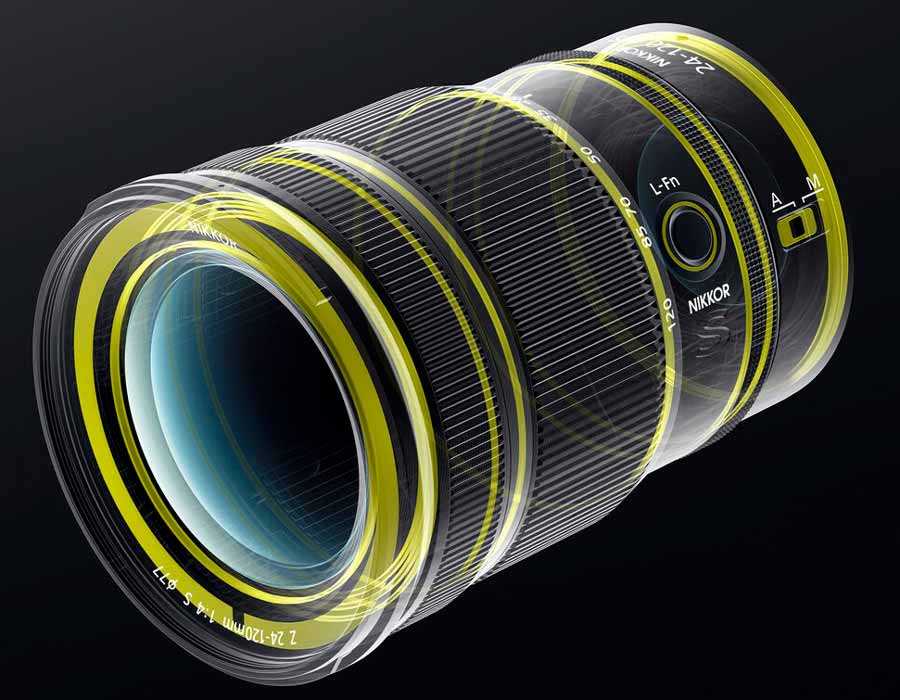 Nikon Z 24-120mm F4 Optical Design Sealing